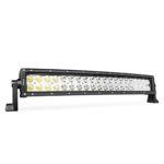 Led Light Bar Nilight 22Inch 120W Curved Spot Flood Combo Led Off Road Lights Super Bright Driving Light Boat Lights Driving Lights LED Work Light,2 Years Warranty