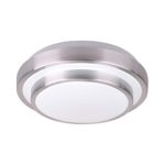 AFSEMOS 8.3-Inch LED Flush Mount Ceiling Light, 12W 960LM 80W Incandescent (22W Fluorescent) Bulbs Equivalent, Round Flush Mount Lighting, LED Ceiling Light for Kitchen Bathroom Dining Room