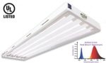 Active Grow T5 LED Grow Light Fixture for Gardens, Flowers & Fruits – Contains (4) 24W T5 HO 4FT LED Tubes – Red Bloom Spectrum – 120V – UL Marked