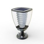 Asklan- Solar Led Post Light for Pathway Garden Walkway Driveway Entryway Yard – ALS 2.0 and Tcs Technology – Ternary Lithium Ion Technology – 4+ Day Lightening – Aluminum Waterproof IP65
