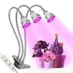 [New] Plant Grow Light with Premium Triple LED Heads, Detachable 360 Degrees Adjustable Gooseneck, Perfect for in-Door Plants’ Growth/Health