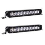 MICTUNING MIC-5DP50 2X SR-Mini Series 11” 50W Single Row CREE LED Light Bar COMBO Spot Flood 5000lm 500m Visibility