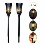 Ideapro Solar Lights, [Upgraded 2018] 3 in 1 Torch 96 LED Solar Powered Flickering Flames Landscape Decoration Lighting Multipurpose Outdoor and Indoor for Garden Patio Yard Desk Lamp (2 Pack)