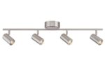 Designers Fountain EVT101227-35 Led Track Lighting Kit With 4 Led Track Lights 1920 Lumens