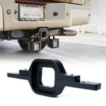 Xprite 2″ Tow Hitch Trailer Mounting Bracket Universal Tube Clamps For Dual LED Light Pod Reverse Backup