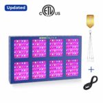 1200W LED Grow Light MEIZHI Updated Version Reflector Series Full Spectrum for Indoor Plants Veg and Flower – Dual Switches and Daisy Chain 1200w led Grow Light