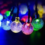 Hatop Clearance! Solar Powered 30 LED String Light Path Yard Decor Festival Lamp for Outdoor Garden Camping Wedding Halloween Christmas Party Decoration (Multicolor)