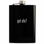 got ufo? – Black 8oz Hip Drinking Alcohol Flask