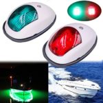 Mounteen Obcursco LED Navigation Lights, New Marine Sailing Signal Lights for Bow Side,Port, Starboard, Pontoons, Chandlery Boat, Yacht, Skeeter, DC 12V (02-White)