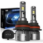 9007/HB5 LED Headlight Bulbs Conversation Kit SEALIGHT Hi/Lo Beam LED Headlamp with Fan 6000K Xenon White -2 Year Warranty(2 Pack)