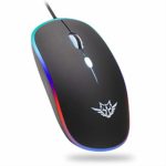 BlueFinger RGB Backlit Gaming Mouse USB Wired, Mice with RGB LED Backlight,Light Mouse for Laptop PC Computer Work Game