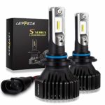 9006/HB4 LED Headlight Bulbs leppein S+ Series Low Beam/Fog Light Bulbs 16xZES 2nd Chips 6500K 8000LM 60W Cool White All-in-one Conversion Kit