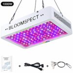 BLOOMSPECT 1000W LED Grow Lights for Indoor Plants Veg and Bloom Full Spectrum Suitable for Grow Tent (100pcs 10 Watt Double Chips LEDs)