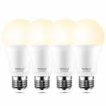 Smart Light Bulb, Yangcsl 85W Equivalent Wifi LED Bulb Dimmable, Compatible with Alexa and Google Home Assistant, No Hub Required, Warm White – 2700K, A19 E26 4-Pack