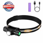 Headlamp Flashlight,Led Headlamps Rechargeable Headlight 500 lumen IPX6 Include Batteries and USB Cable,for Outdoor,Camping,Running,Hiking,Fishing (D20)