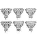 BAOMING MR16 LED Bulbs 5W Warm White 2700K, 50W Halogen Replacement, GU5.3 Base 12V Low Voltage 38° Spot Light Not Dimmable 6-Pack