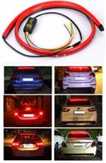 LED’s Sequential Turn Signals, Brake, Running, Double Flash for Vehicle Jeep Pickup Truck VAN RV SUV Bus Cargo DC12V，Third Brake Light Bar Strip Flexible High Brake Light Bar Strip Waterproof LED High