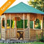 Gazebo Assembly – On a Patio