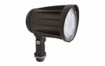 ASD 15W LED Bullet Floodlight with Knuckle Mount, 3000K (Warm Light) 1540lm IP65, Waterproof Outdoor Landscape, Bronze, UL& DLC Listed