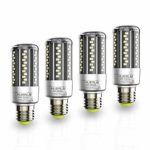 4 Pack LED Corn Light Bulb E26 Bright Led Bulb 15W (Equivalent 120W Incandescent Bulbs) 1600LM 6000K Cool Daylight Led Corn Bulb Energy Saving Bulbs Led Edison Bulb