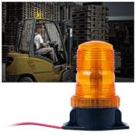 Xprite 30 LED Amber/Yellow 15W Emergency Warning Flashing Safety Strobe Beacon Light for Forklift Truck Tractor Golf Carts UTV Car Bus