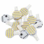 GRV T10 921 194 C921 192 24-3528 SMD LED Bulb lamp Super Bright DC 12V Pack of 12 (Warm White / 12pcs)